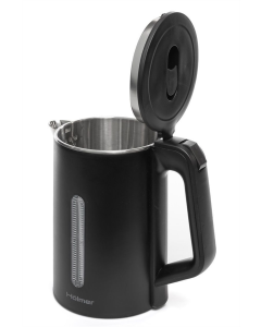 Електрочайник Holmer HKS-204D Срібний Чорний (Silver Black)