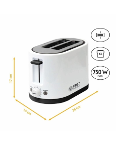 Тостер First FA-5368-3 Білий (White)