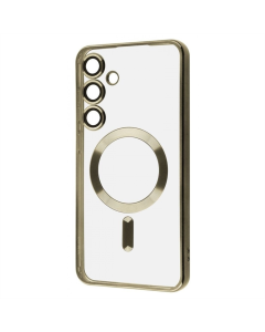Чехол-накладка для Samsung S25 Plus WAVE Metal Color Case Magnetic Ring Золотой (Gold)