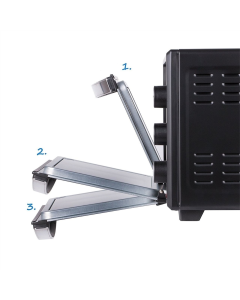 Електропіч First FA-5044-1 Чорна (Black)