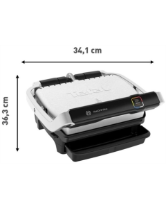 Гриль Tefal OptiGrill Elite GC750D30 Срібний (Silver)