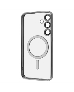 Чехол-накладка для Samsung S23 FE WAVE Metal Color Case Magnetic Ring Золотой (Gold)