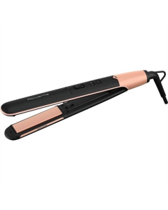 Випрямляч для волосся Rowenta Express Shine Papaya SF4620F0 Чорний Золотий (Black Gold)