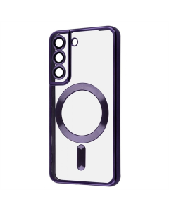 Чохол накладка для Samsung S23 Ultra WAVE Metal Color Case with Magnetic Ring Фіолетова (Deep Purple)