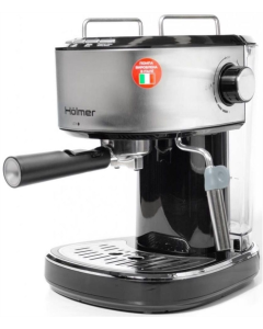 Кавоварка ріжкова Holmer HCM-105 Срібна Чорна (Silver Black)