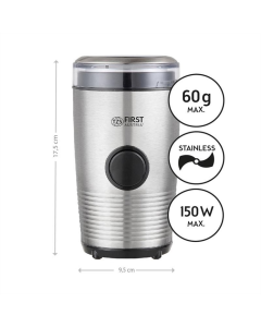 Кавомолка First FA-5480-1 Срібна (Silver)