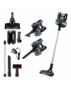 Пилосос акумуляторний First FA-5541-4-BL Чорний Синій (Black Blue)