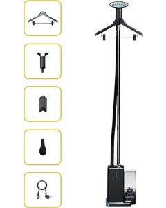 Відпарювач вертикальний SteamOne EUES200B Чорний (Black)