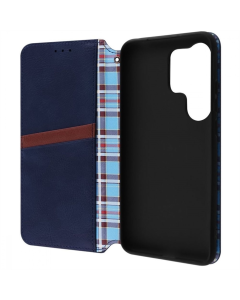 Чохол кейс для Samsung S25 Ultra WAVE Cubic Rubic Case Синій (Blue)