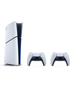 Ігрова приставка Sony PlayStation 5 Slim Digital Edition 2 Dualsense Біла (White)