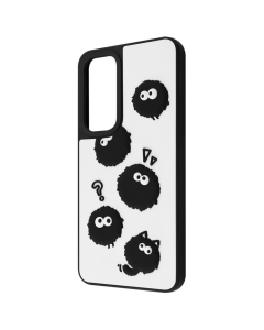 Чохол накладка для Samsung A36/A56 WAVE Doodle Case Чорна (Black fluffy)