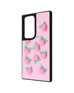 Чохол накладка для Samsung S25 Ultra WAVE Doodle Case Чорна (Peach)