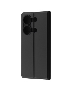 Чохол кейс для Xiaomi Redmi Note 13 Pro / Note 14s / Poco M6 Pro WAVE Flap Case Чорний (Black)