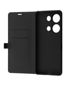 Чохол кейс для Xiaomi Redmi Note 13 Pro / Note 14s / Poco M6 Pro WAVE Flap Case Чорний (Black)