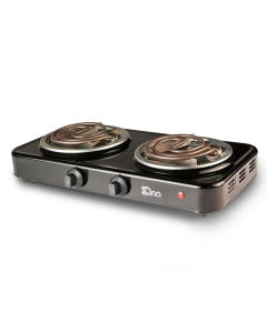 Електроплитка Grunhelm - 200 (2 вузьких тени) ЕЛНА Чорна (Black)