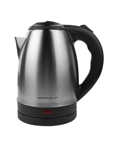 Електрочайник Grunhelm EKS-2028 Срібний Чорний (Silver Black)