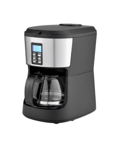 Кавоварка крапельна з вбудованою кавомолкою Grunhelm GDC-075GM Чорна (Black)