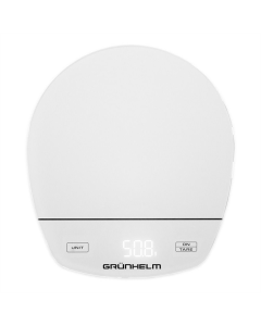 Ваги кухонні Grunhelm KES-015LW Білі (White)