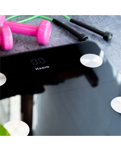 Ваги підлогові Magio MG-830 Чорні (Black)