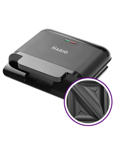 Бутербродниця Magio МG-377 Срібна Чорна (Black Silver)