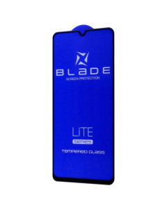 Защитное стекло Samsung A25 Blade LITE Full Glue 3D Черное (Black)