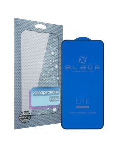 Захисне скло Samsung A36/A56/M56/S24 FE Blade LITE Full Glue 3D Чорне (Black)