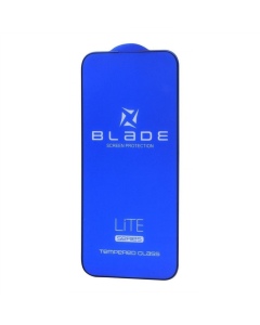 Захисне скло iPhone 14 Pro Max/15 Plus/16 Plus Blade LITE Full Glue 3D Чорне (Black)