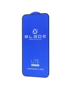 Захисне скло iPhone 15 Pro Max Blade LITE Full Glue 3D Чорне (Black)