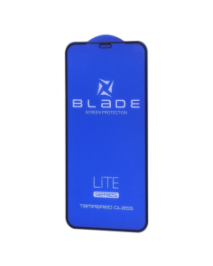 Захисне скло iPhone Xs Max/11 Pro Max Blade LITE Full Glue 3D Чорне (Black)