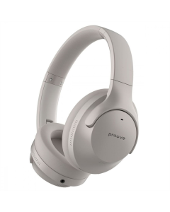 Беспроводные полноразмерные наушники Proove Silence Plus с технологией активного шумоподавления, серого цвета.