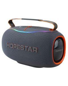 Bluetooth колонка Hopestar H80 (80W/TWS/IPX6/RGB/8800mAh) Сіра (Grey)