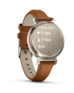Смарт-часы Garmin Lily 2 с кожаным ремешком Tan Золотой (Cream Gold)