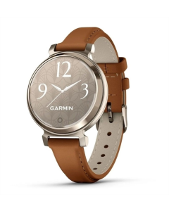 Смарт-часы Garmin Lily 2 с кожаным ремешком Tan Золотой (Cream Gold)
