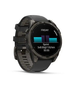 Умные часы Garmin Fenix 8 43 мм Черный (Titanium Black)