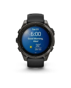 Умные часы Garmin Fenix 8 43 мм Черный (Titanium Black)