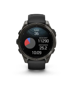 Смарт-годинник Garmin Fenix 8 43мм Чорний (Titanium Black)