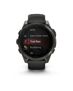 Смарт-годинник Garmin Fenix 8 43мм Чорний (Titanium Black)