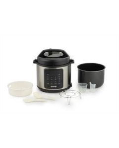 Мультиварка-скороварка Gorenje GMC6SBK Чорна Срібна (Black Silver)