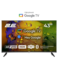 Телевизор 2E 2E-43A07KU Черный (Black)