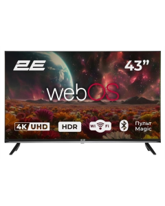 Телевизор 2E 2E-43A07KUW Черный (Black)