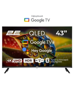Телевізор 2E 2E-43A77Q Чорний (Black)