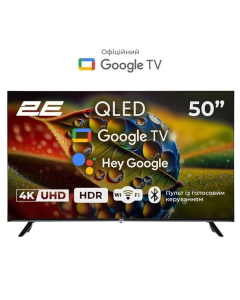 Телевизор 2E 2E-50A77Q Черный (Black)