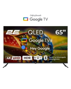 Телевізор 2E 2E-65A77Q Чорний (Black)