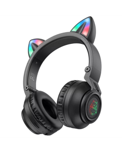 Бездротові повнорозмірні навушники Borofone BO18 Cat Ear Чорні (Black)