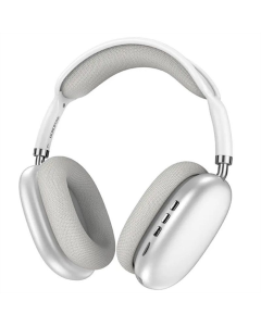 Беспроводные полноразмерные наушники Borofone BO22 Elegant Серебристые (Silver)