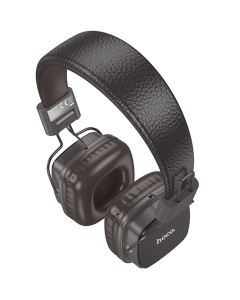 Беспроводные полноразмерные наушники Hoco W56 Earl Коричневые (Brown)