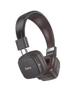 Беспроводные полноразмерные наушники Hoco W56 Earl Коричневые (Brown)