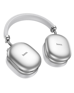 Бездротові повнорозмірні навушники Hoco W35 Max Auspicious ANC Срібні (Silver)