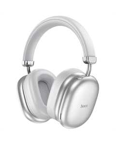 Беспроводные полноразмерные наушники Hoco W35 Max Auspicious ANC Серебристые (Silver)
