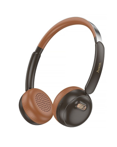 Бездротові повнорозмірні навушники Hoco W62 Verso retrol Коричневі (Brown)
